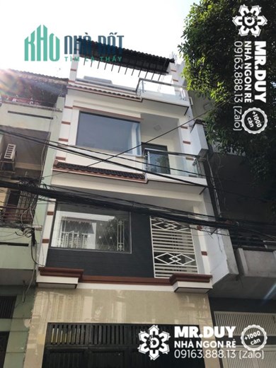 Bán nhà HXH Lạc Long Quân Tân Bình 48m2(4x12) 4 tầng ST gần Chợ Vải Tân Bình