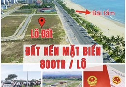 Bán nhanh lô đất biển thổ cư sổ lâu dài nằm trong khu QH nghỉ dưỡng