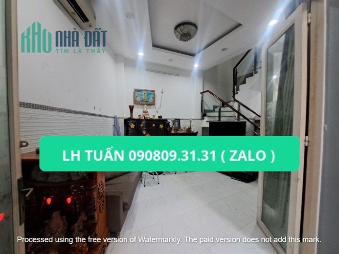 3131 - Bán Nhà Q3 Rạch Bùng Binh 42M2 , 4 Tầng BTCT, 5PN Giá Chỉ 4.6 tỷ