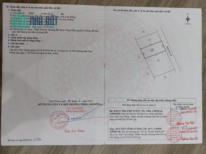 CHÍNH CHỦ CẦN BÁN  3 LÔ ĐẤT LIỀN KỀ  MẶT TIỀN Tại  Ngõ 134 Đường Phùng Hưng, P Lộc Tiến, TP Bảo Lộc
