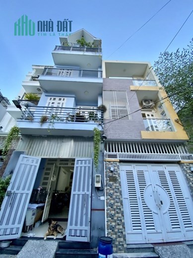 Nhà Phan Huy Ích, HXH, 4m x 15m, 4 tầng chỉ 5.3 tỷ TL
