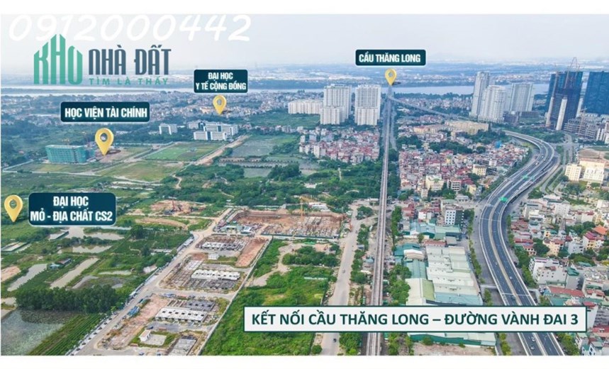 PKD CDT - Căn shophouse (liền kề) 120m2 mặt đường 17m The Jade Orrchid đối diện KĐT Ciputra Hà Nội
