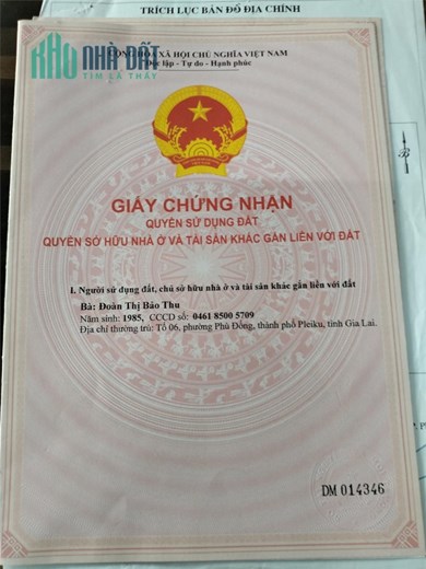 ĐẤT ĐẸP CHÍNH CHỦ - THỔ CƯ 100% - Vị Trí Đẹp Tại Thôn 1 Xã Chư Ă, TP Pleiku - Gia Lai