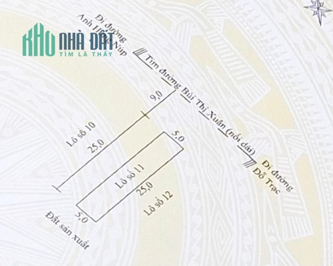 CHÍNH CHỦ Cần Bán Nhanh Lô Đất mặt tiền đường Bùi Thị Xuân Tại An Phú - An Khê - Gia Lai