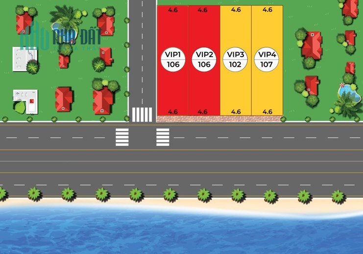 BÁN NHANH LÔ ĐẤT QUẤT LÂM 100M2 VIEW BIỂN CỰC ĐẸP SỔ ĐỎ CC GIAO DỊCH NGAY