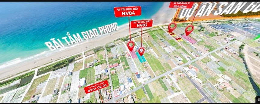 BÁN NHANH LÔ ĐẤT QUẤT LÂM 100M2 VIEW BIỂN CỰC ĐẸP SỔ ĐỎ CC GIAO DỊCH NGAY