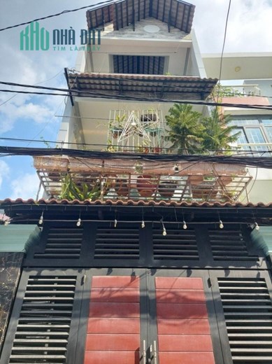 25// BÙI QUANG LÀ - P12 - GÒ VẤP. 91m2. NỞ HẬU.ĐƯỜNG 8M. NHÀ 3 TẦNG 5PN. BTCT SÂN THƯỢNG .TẶNG FULL