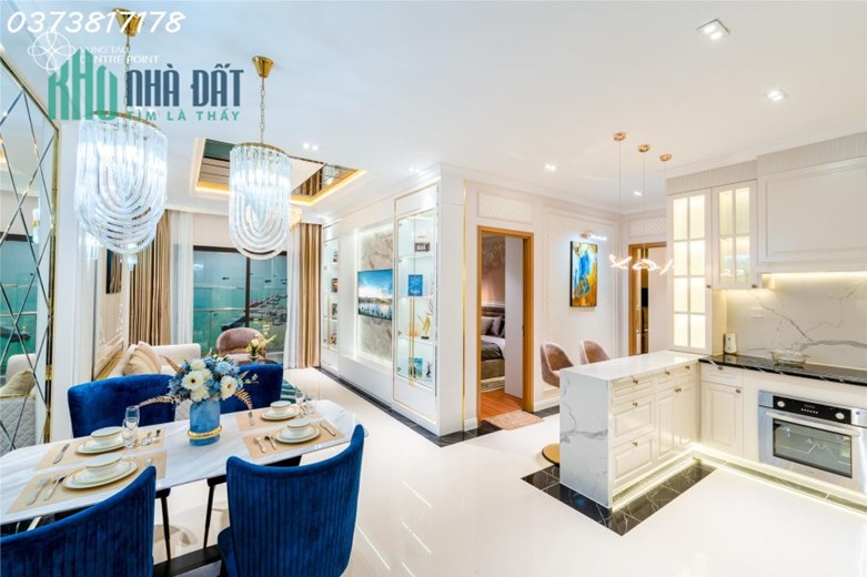 Căn hộ biển tại KĐT Chí Linh 2phòng ngủ TT từ 320tr sở hữu diện tích 75m2