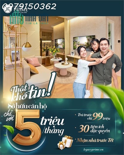 Căn hộ từ 900 triệu ngay lòng thành phố đông dân sầm uất bậc nhất Bình Dương
