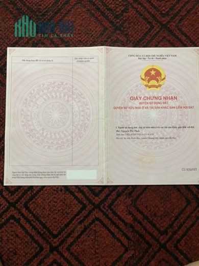 * CHÍNH CHỦ CẦN BÁN LÔ ĐẤT XÃ SƠN VI – HUYỆN LÂM THAO – TỈNH PHÚ THỌ *