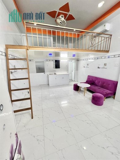 Phòng Bùi Đình Túy Full nội thất 25m2 có gác xếp