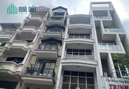 BÁN NHÀ MẶT TIỀN 6 TẦNG THANG MÁY DT 100m2 - NGUYỄN CHÍ THANH QUẬN 5