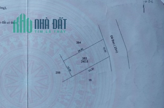 Bán gấp lô thổ mặt tiền đê bao xây nhà yến giá 1,05 tỷ