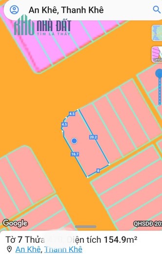 ĐÁT RỘNG 155M2 LÔ GÓC TT THANH KHÊ, TP BIỂN ĐÀ NẴNG GIÁ RẺ 7.x TỶ.