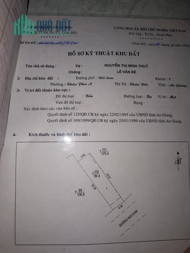 CHÍNH CHỦ Cần Bán Nhanh Căn Nhà Vị Trí Đẹp Tại TP Châu Đốc, An Giang