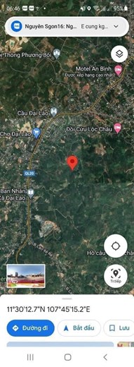 Cần bán nhanh lô đất Thuộc Xã Lộc Châu – TP Bảo Lộc  - Lâm Đồng
