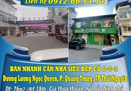 BÁN NHANH CĂN NHÀ SIÊU ĐẸP P. QUANG TRUNG - CHÍNH CHỦ KHÔNG TRUNG GIAN