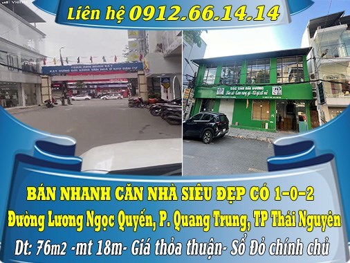 BÁN NHANH CĂN NHÀ SIÊU ĐẸP P. QUANG TRUNG - CHÍNH CHỦ KHÔNG TRUNG GIAN