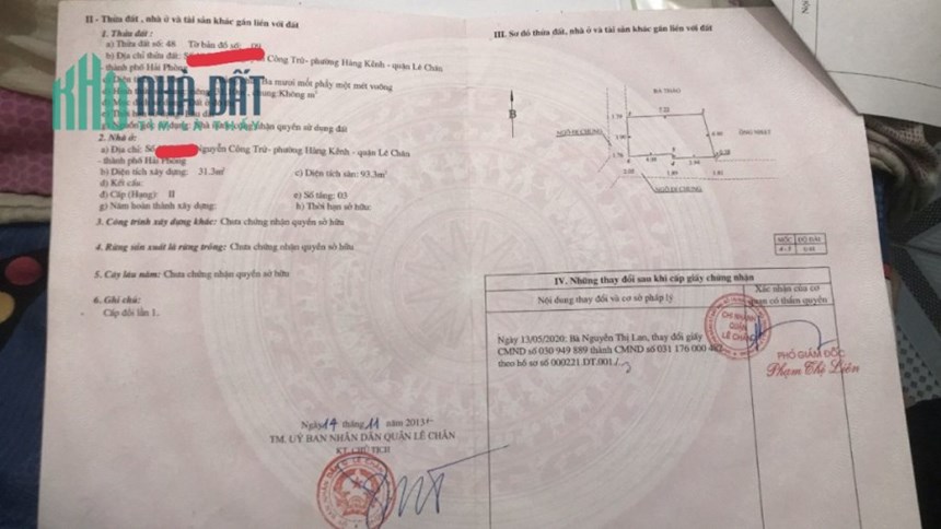 Bán nhà độc lập - lô góc ngõ 72 Nguyễn Công Trứ, 31m 3 tầng GIÁ 1.8 tỉ