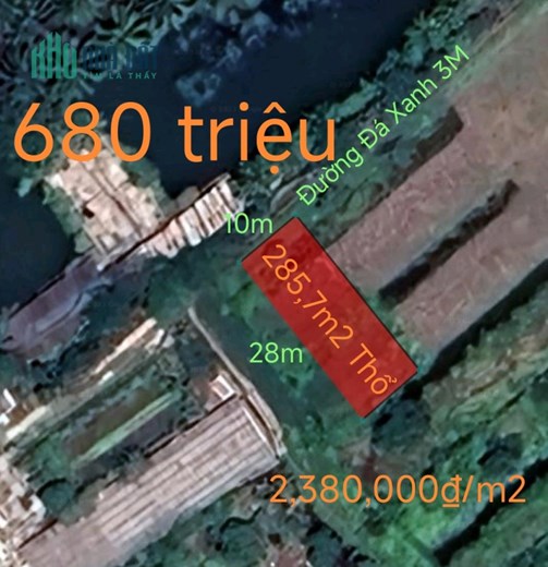 Bán gấp thu hồi vốn lô đất thổ Bình Tịnh xây nhà vườn giá 680 triệu