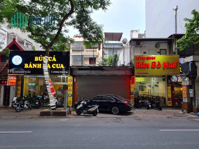BÁN ĐẤT TẶNG NHÀ - MẶT PHỐ HOÀNG CẦU  - GIÁ ĐẦU TƯ . 100M X 2T X MT 6.5M. GIÁ 37 TỶ