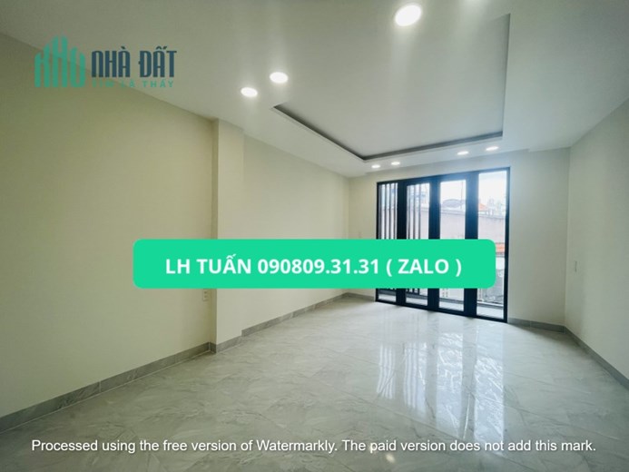 3131- Bán Nhà HXH P5 Bình Thạnh Trần Bình Trọng 40M2 BTCT ,  4 Tầng  3.5 Giá 5 tỷ 4