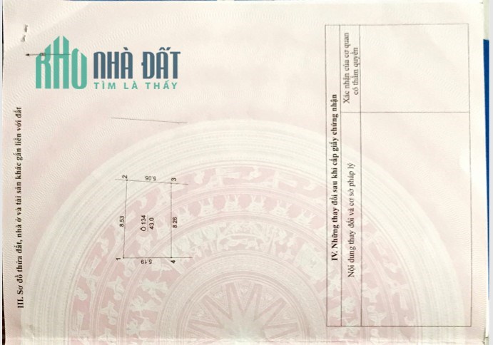 Bán nhà tái định cư Khê Hồi, Thường Tín, phân lô ô tô đỗ cửa 43 m2, 3 tỷ 200