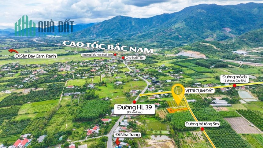 Chính chủ cần tiền bán nhanh lô đất Suối Tiên-Diên Khánh Qh thổ giá đầu tư-LH 0901 359 868