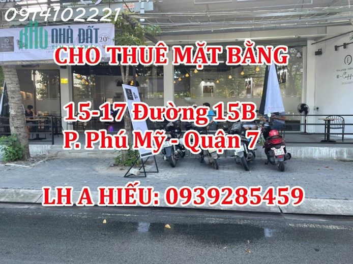Chính chủ cần Cho thuê mặt bằng lầu 1 vừa ở vừa kinh doanh tại  15-17 Đường 15B Phú Mỹ. Q7