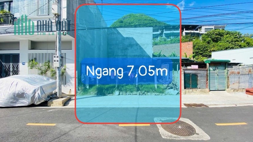 Bán đất mặt tiền đường Phan Thị Niên, phường Vĩnh Hoà, Nha Trang, ngang 7m