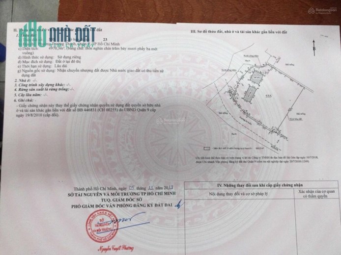 Bán đất đường Lò Lu, P. Trường Thạnh, Q.9, Hồ Chí Minh.