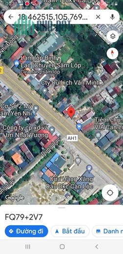 BÁN ĐẤT - Quốc Lộ 1A Trung Tâm Thị Trấn Nghèn , Huyện Can Lộc.