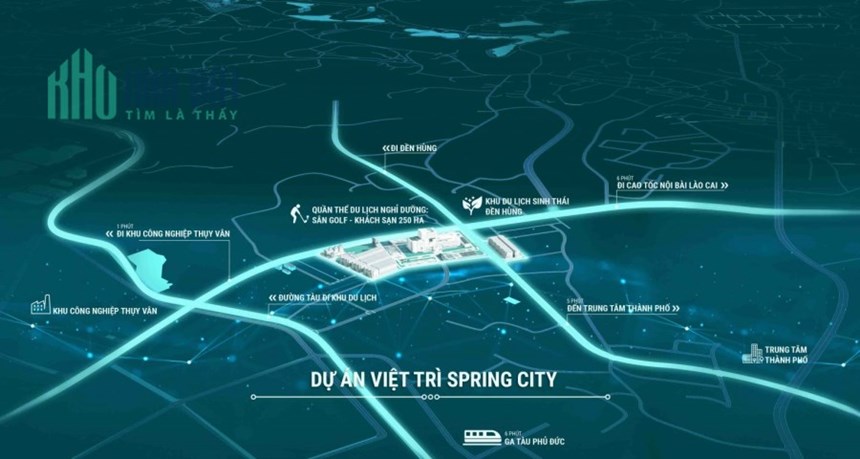 Việt Trì Spring City - dự án đất nền liền kề có sổ đỏ. Giá từ 1.4 tỷ/lô