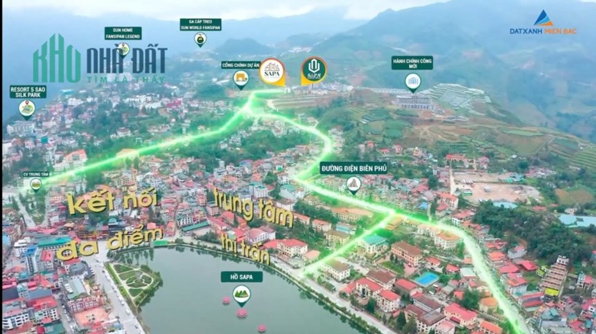Sapa City Clouds - Khu shophouse liền kề nằm tại vùng lõi trung tâm đô thị mới của Sapa