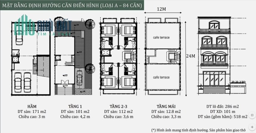 Bán biệt thự có tầng hầm sở hữu lâu dài thiết kế tự do tại Phú Quốc