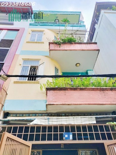 HẺM XE HƠI GẦN KHU PHỐ TÂY BÙI VIỆN QUẬN 1 - CÁCH MẶT TIỀN 20M- 4 TẦNG BTCT - 71m2; 4.3 x 16.5; 15