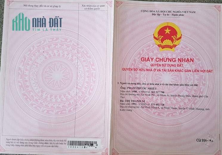 ĐẤT ĐẸP - GIÁ TỐT Cần Bán Nhanh Lô Đất Mặt Tiền Tại Khu dân cư Định An Chợ Sóc Ven Gò Quao