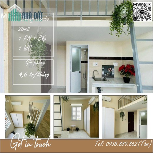 Căn Hộ Phan Văn Trị 20m2 Full Nội thất có gác lửng