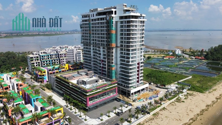 Căn hộ cao tầng có ban công nhìn ra biển tại Flamigo Hải Tiến
