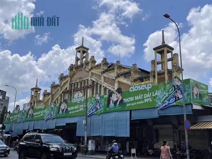 SỐC, GIẢM 42 TỶ- MẶT TIỀN KHU BÁN VÀNG TÂN ĐỊNH QUẬN 1 - 100M, nở hậu- 7 TẦNG- CÓ HẦM,THANG MÁY-