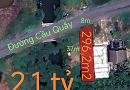Bán gấp lô đất thổ mặt tiền nhựa Cầu Quây giá 2,1 tỷ