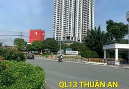 NHÀ Cho Thuê - Toà Nhà Khủng 333m2 5 lầu QL13 Thuận An Bình Dương
