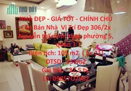NHÀ ĐẸP - GIÁ TỐT - CHÍNH CHỦ Cần Bán Nhà  Vị Trí Đẹp Ngay Trung Tâm Sài Gòn