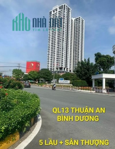 NHÀ Cho Thuê - Toà Nhà Khủng 333m2 5 lầu QL13 Thuận An Bình Dương