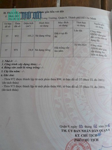 chính chủ bán đất Góc 2 mặt tiền Đường Trường Lưu-Phường Long Trường -Quận 9 lh 0966943807