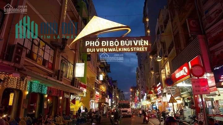 BÁN NHÀ MẶT TIỀN KINH DOANH CỰC ĐỈNH - PHỐ ĐI BỘ, ẨM THỰC - BÙI VIỆN, QUẬN 1 - 7,2 X 18,5M - 2 TẦNG