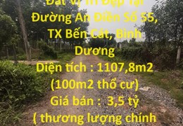 CHÍNH CHỦ Bán Gấp Đất Vị Trí Đẹp Tại Đường An Điền Số 55, TX Bến Cát, Bình Dương