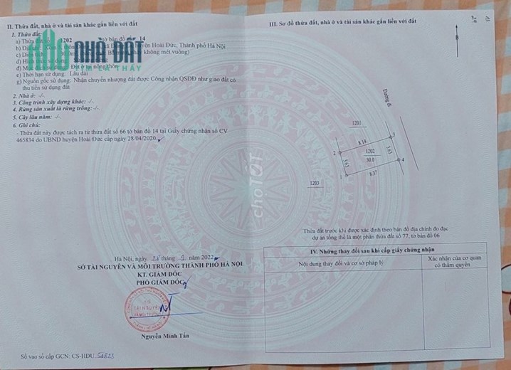 Cần bán nhà mới xây 4 tầng, Đông La Hoài Đức, Hà Nội