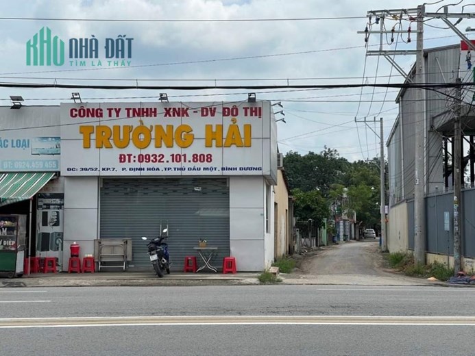 Bán căn gốc nhà mặt bằng kinh doanh đường quốc lộ 14  thuộc Định Hòa, Thủ Dầu Một