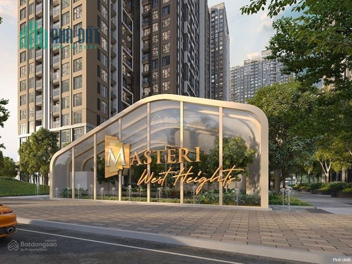 Cho thuê căn hộ 1PN - 46m2 Masteri West Heights, Quận Nam Từ Liêm, Hà Nội